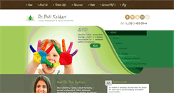 Desktop Screenshot of drpritikothari.com